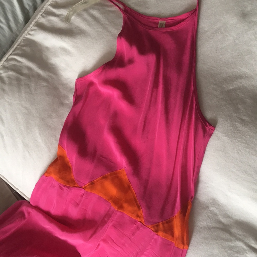 Gypsy Junkies pink midi dress